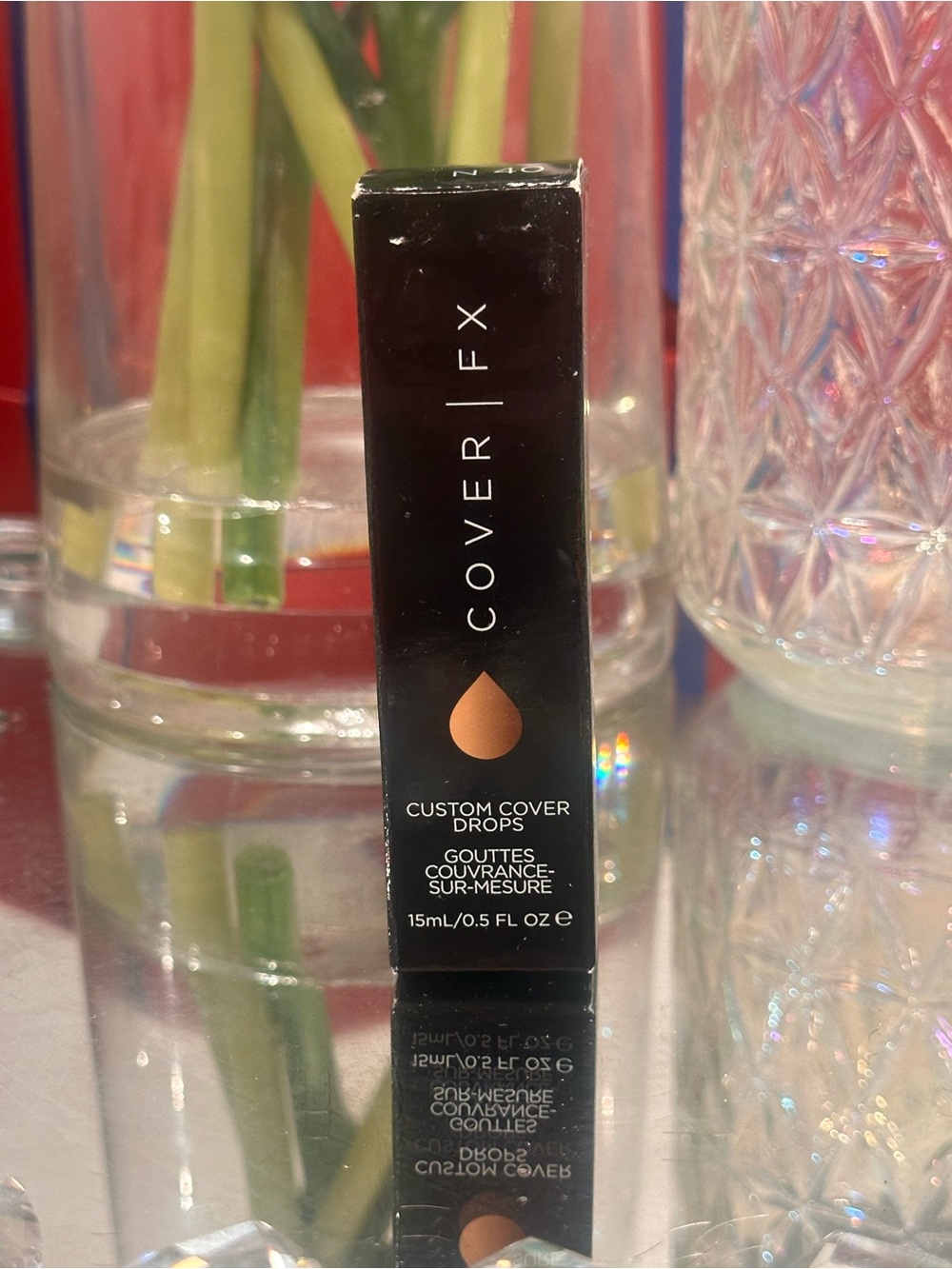 COVER FX Custom Cover Drops N40 Vegan Liquid Foundation Pigment 15ml New